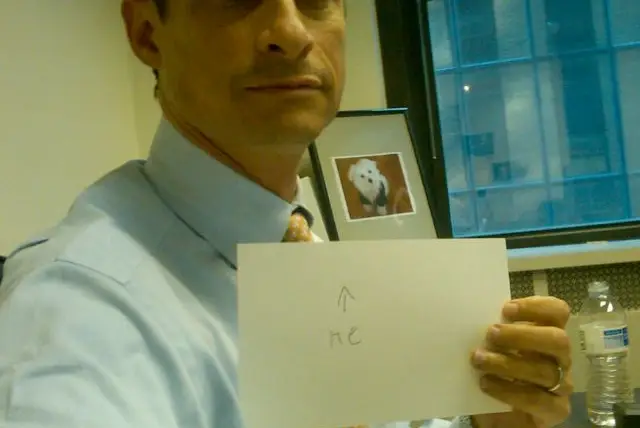 An image sent from Congressman Anthony Weiner earlier this year